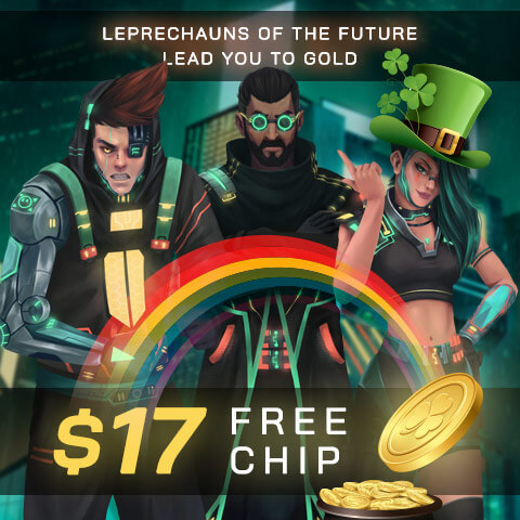 $17 St. Patrick's Day Free Chip